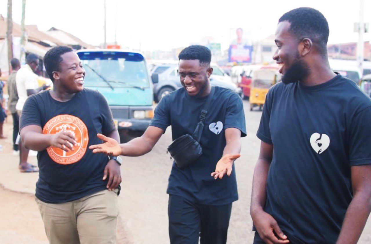 Heart to Heart Ghana Foundation volunteers during community outreach